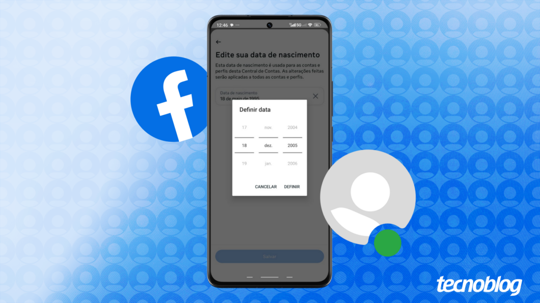 Como mudar a data de nascimento do Facebook