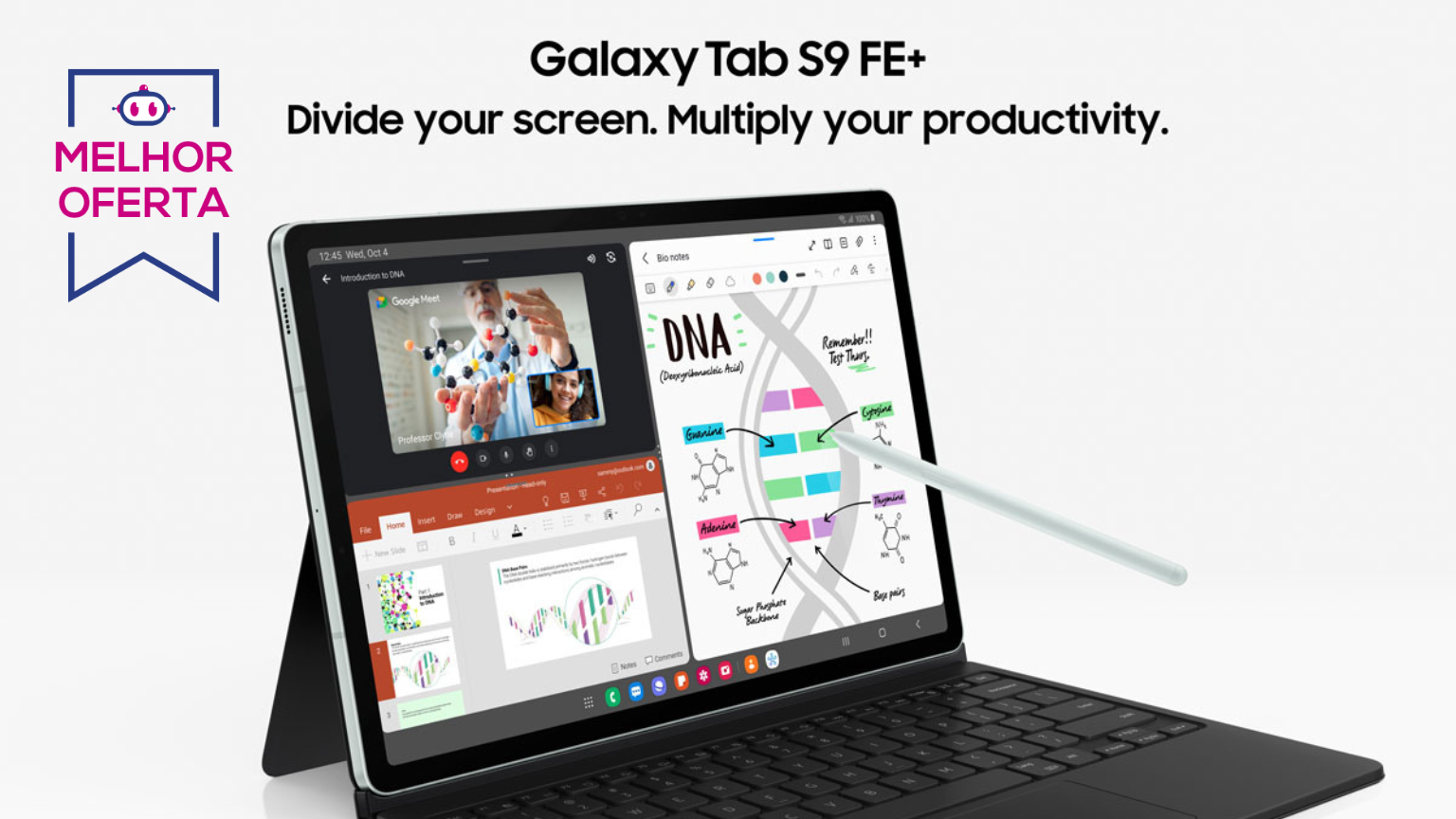 Galaxy Tab S9 FE Plus tem melhor oferta desde o Natal