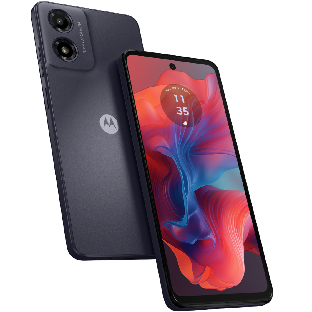 Motorola moto g04 (Display 6.56 HD+ 90 Hz, 16MP, 5000 mAh ricarica 15W, 4/ 64GB, Dual SIM, IP52, Android 14, Cover Inclusa), Concord Black