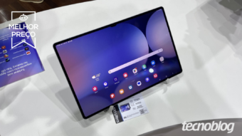 Galaxy Tab S10 Ultra tem NPU 14% superior à do Tab S9 Ultra, tela AMOLED com tecnologia antirreflexo e 41% de desconto com cupom da Samsung