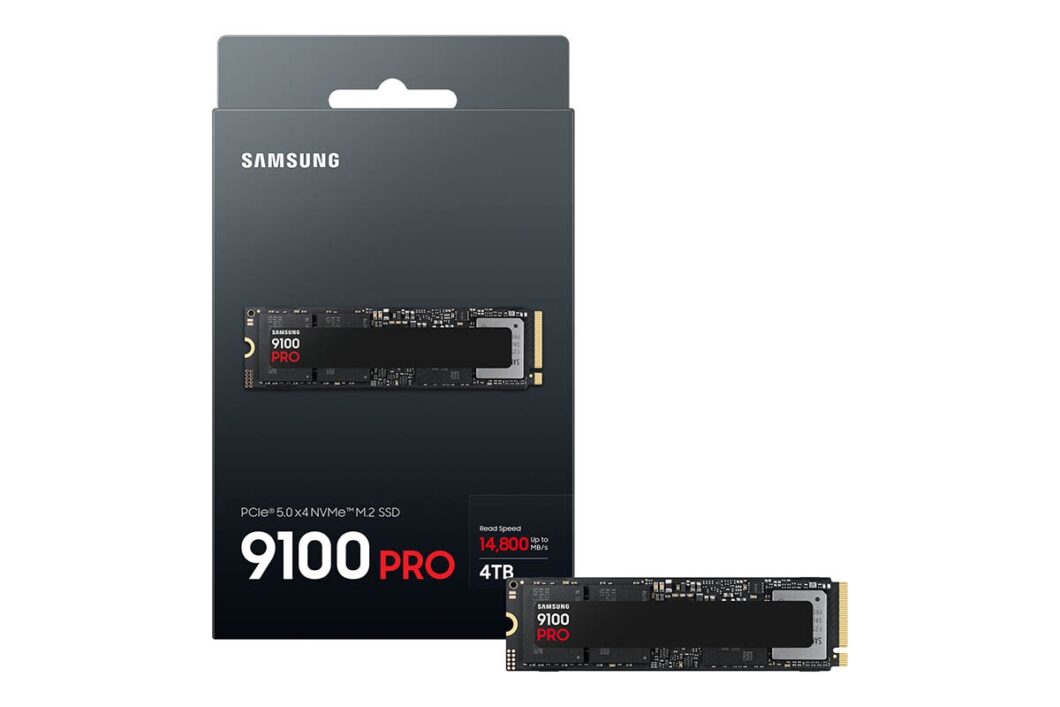 Embalagem do SSD 9100 Pro