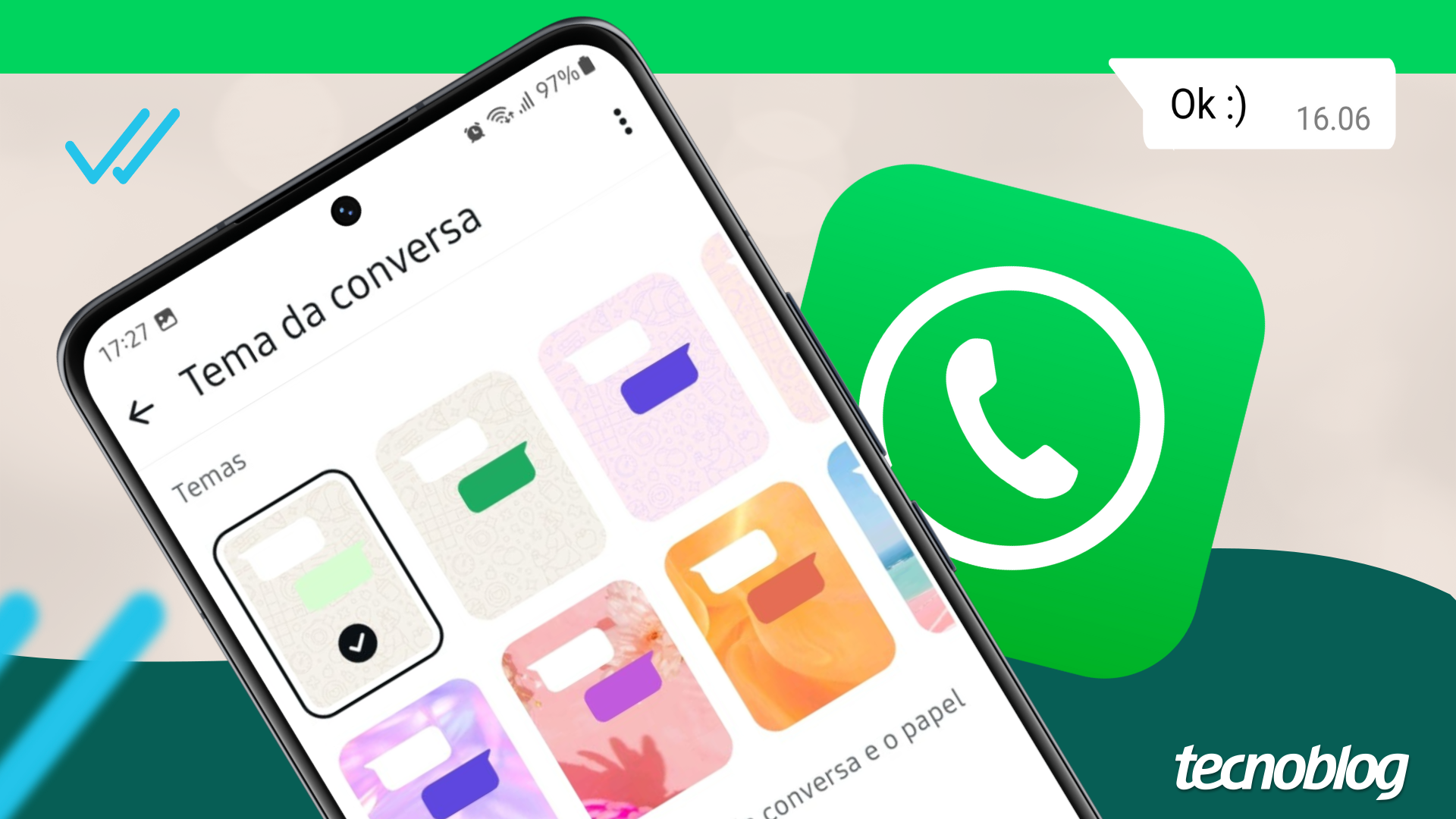 Como mudar a cor do WhatsApp no Android ou iPhone