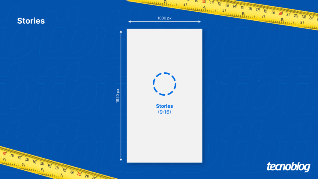 Tamanho sugerido para o Facebook Stories