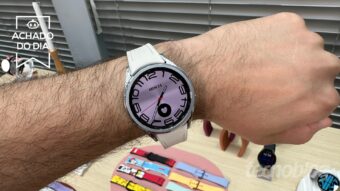 Samsung Galaxy Watch 6 Classic de 47 mm e conectividade LTE oferece ainda tela circular AMOLED. Relógio está com um superdesconto na Amazon!