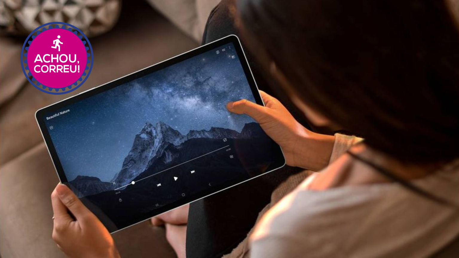 Galaxy Tab S9 FE em oferta em até 10x sai 34% mais barato que Tab S10 FE
