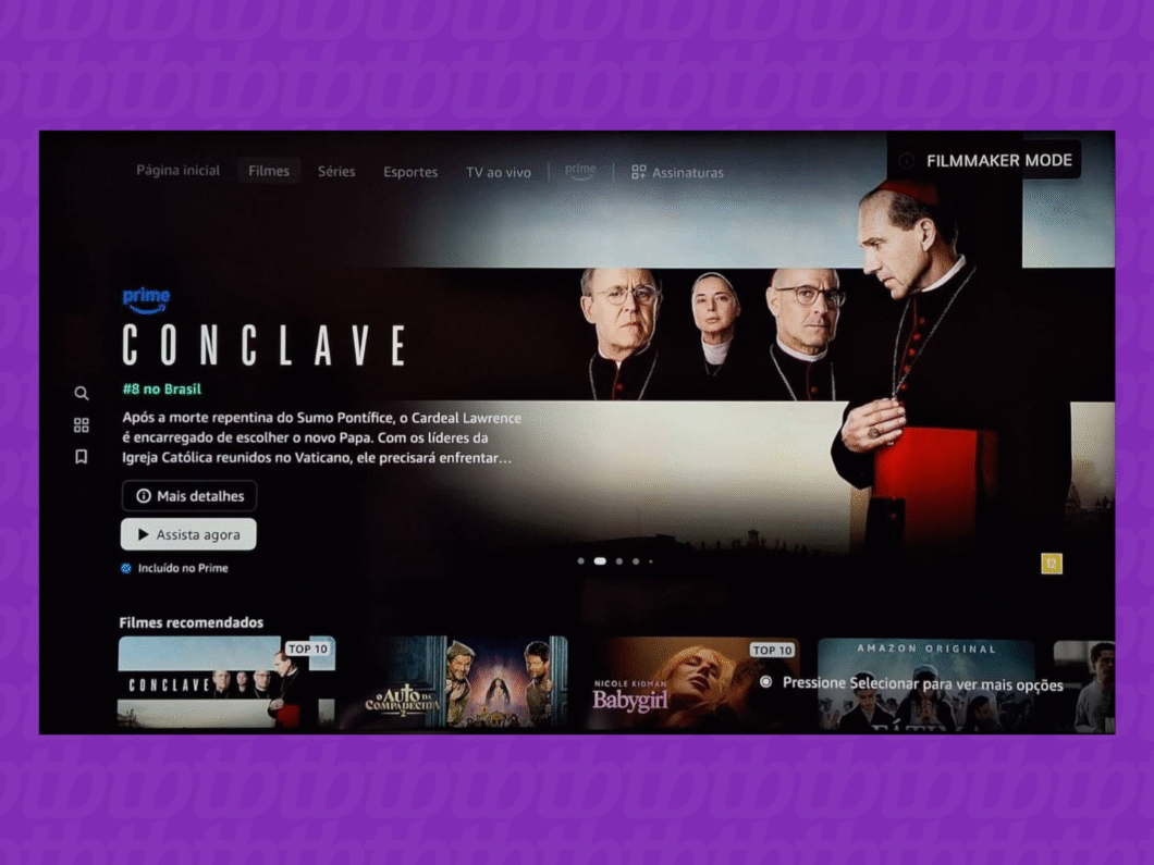 O aplicativo do Prime Video pode acumular arquivos temporários que atrapalham o streaming