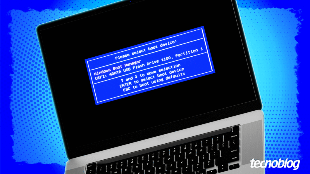 Ilustração do bootloader do Windows