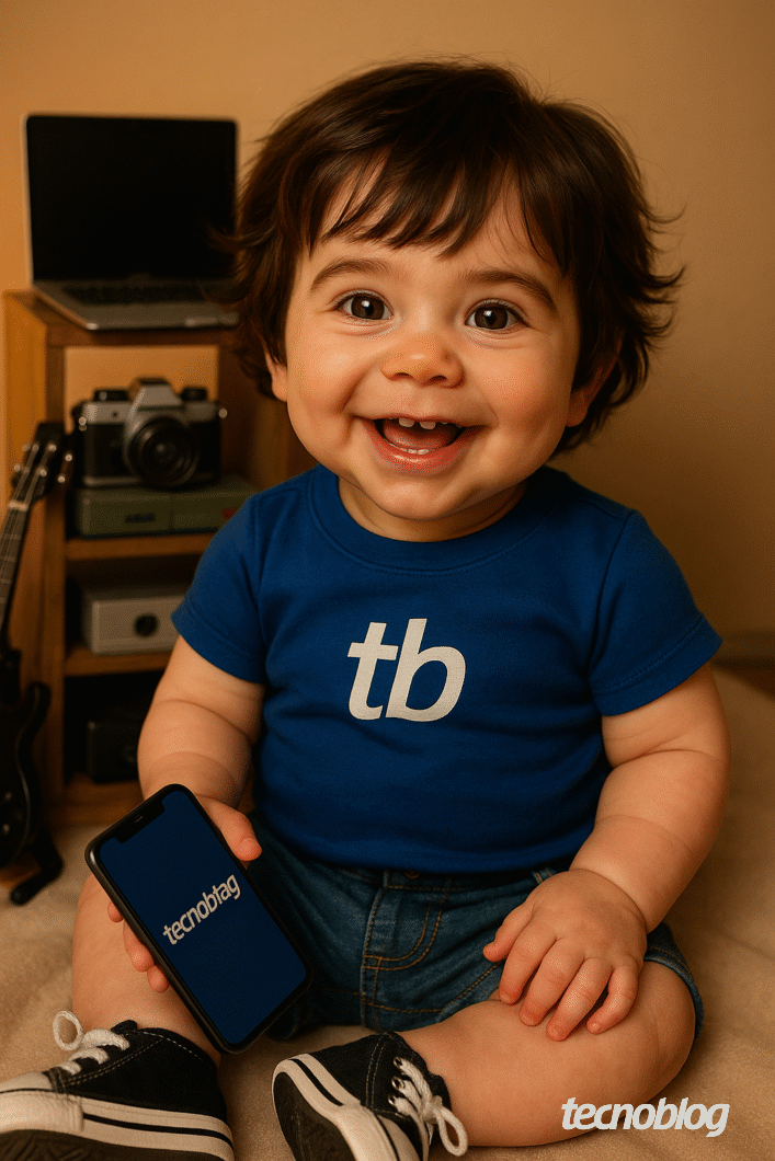 Bebê Reborn Tecnoblog criado com prompt de ChatGPT(imagem: Bruno Andrade/Tecnoblog)