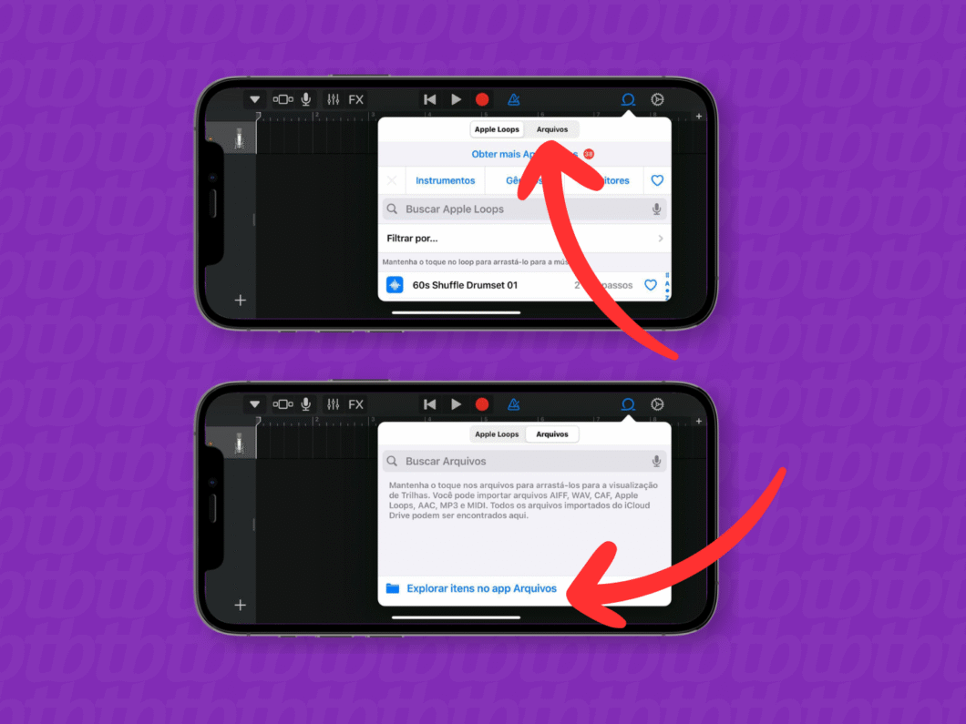 Abrindo os arquivos do iPhone