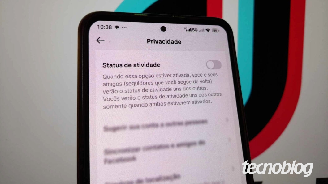 Como tirar o online do TikTok