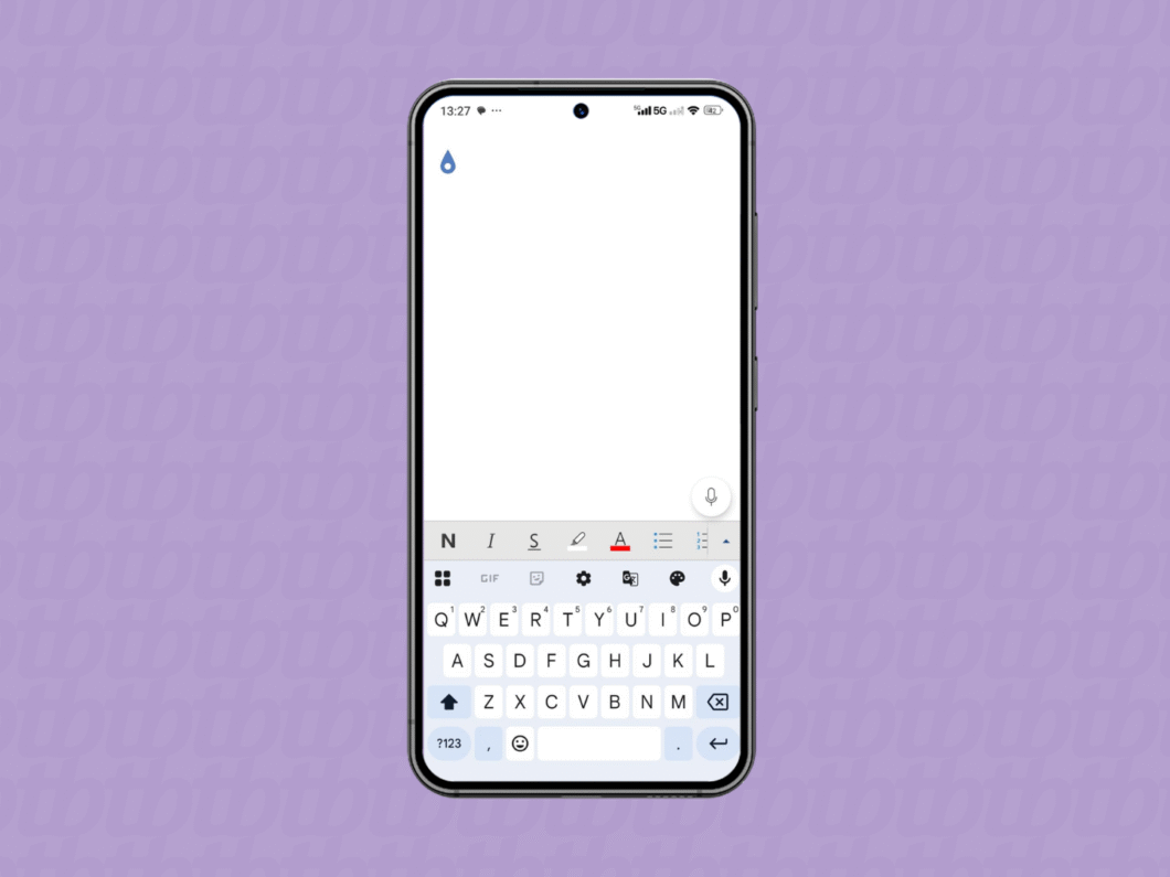 Interface do Microsoft Word no Android