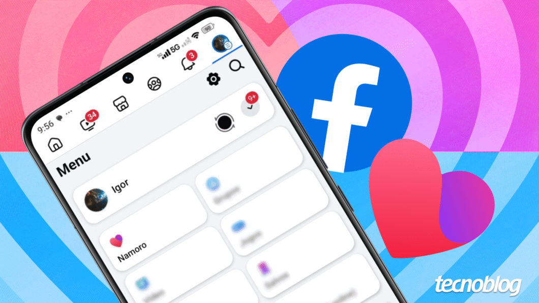 Como fazer o Facebook Namoro aparecer