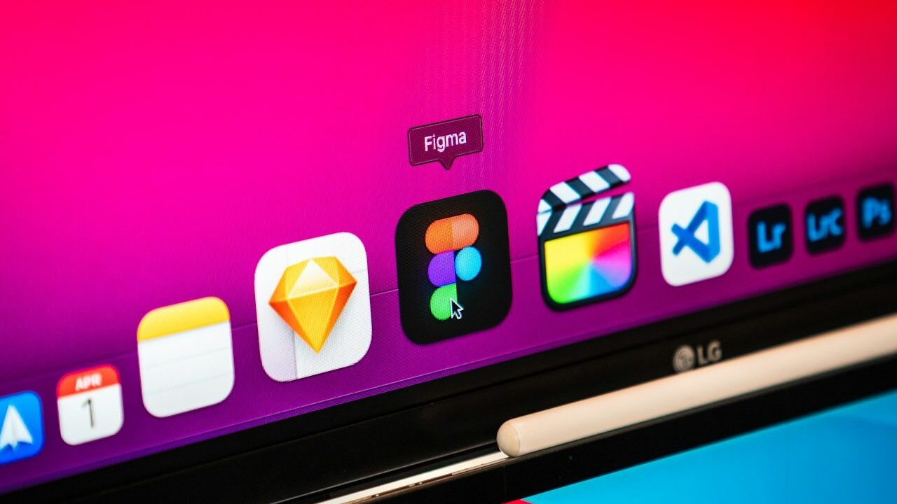 Ícone do Figma na dock do Mac