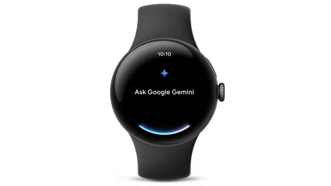 Relógio com Wear OS e Gemini
