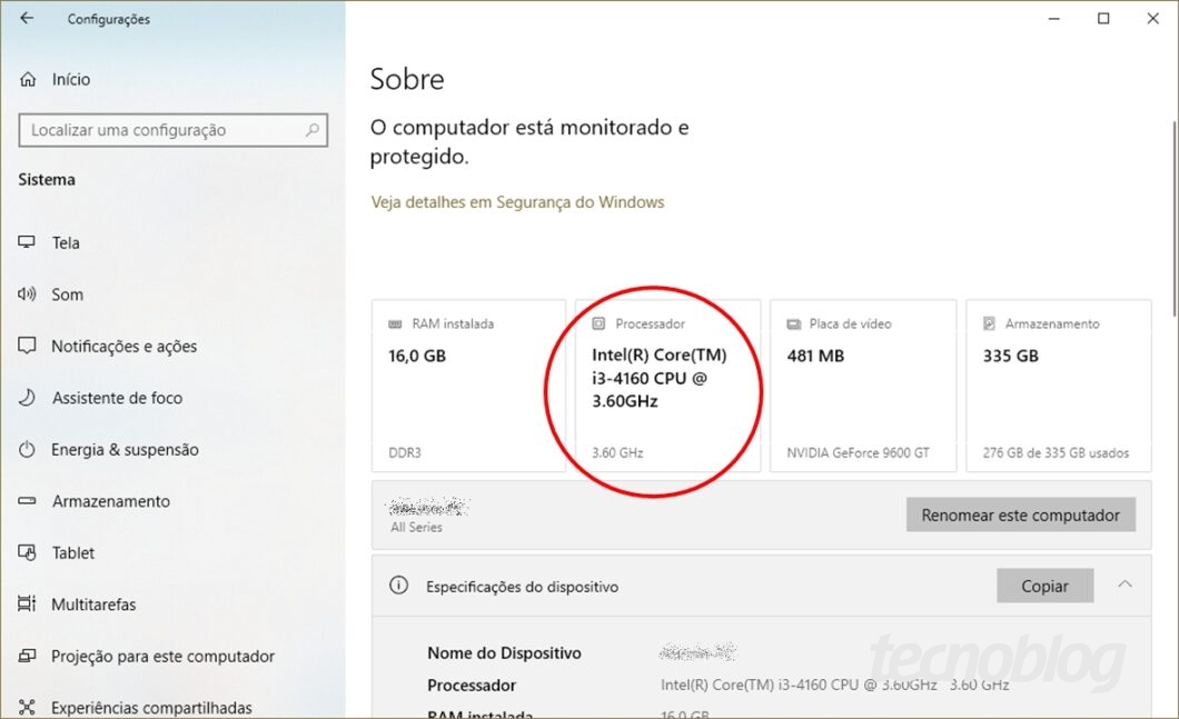 Dois valores de clock no Windows 10