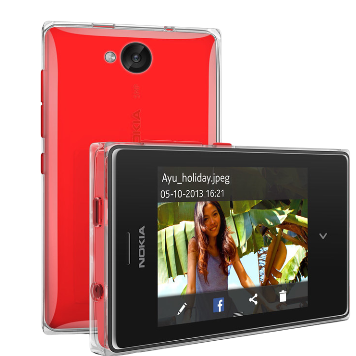 dipos I 2X Pellicola Protettiva Compatibile con Nokia Asha 503