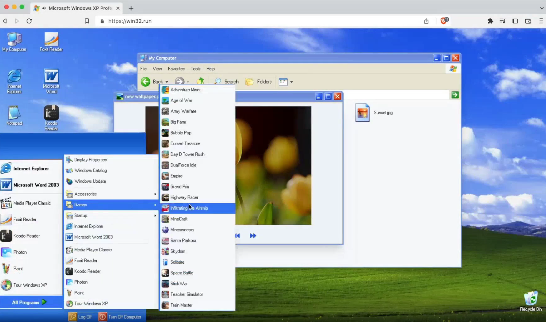 Saudades do Windows XP? Desenvolvedor recria sistema no navegador