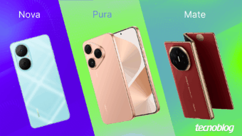 P Series, nova Series e Mate Series são as três principais linhas de celulares da Huawei, com distribuição em diversas regiões