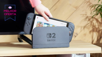 Nintendo Switch 2 tem tela Full HD, suporte a 4K via dock e muitos games exclusivos; console recebe desconto de 13% em até 10x sem juros com cupom