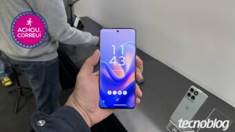 Edge 60 Pro (256 GB) tem tela POLED de 120 Hz e até 24 GB de RAM; melhor oferta recente oferece celular da Motorola com 38% de desconto no Pix com cupom