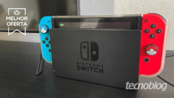 Bundle do Nintendo Switch inclui o game Super Mario Bros. Wonder e um voucher de 3 meses da Switch Online; pacote recebe desconto de 37% no Pix