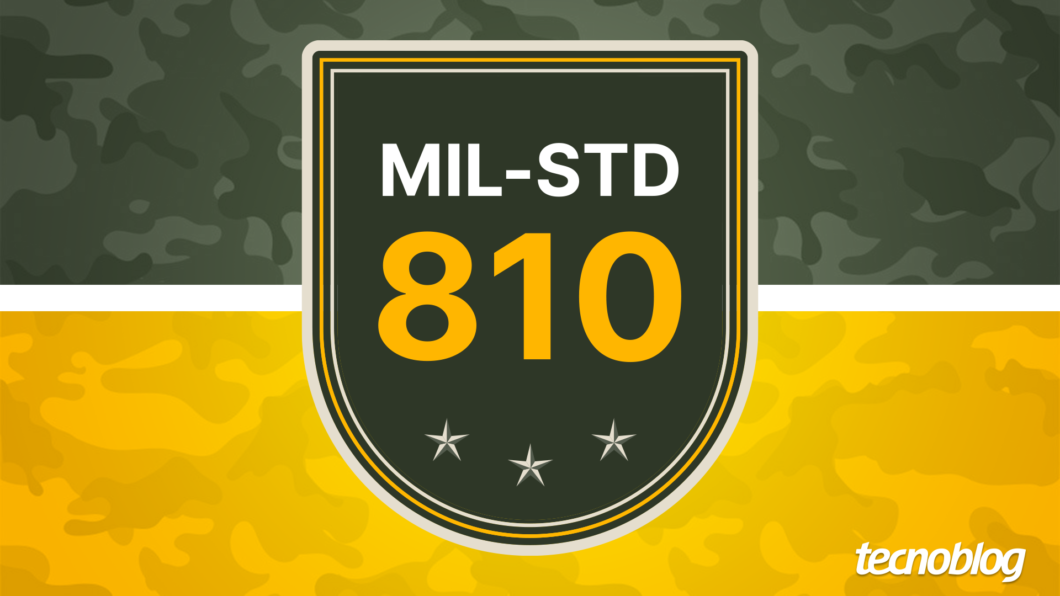 ilustração sobre certificação militar MIL-STD-810