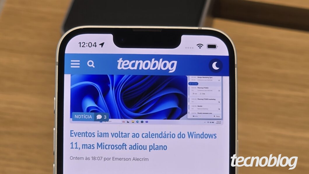 iPhone 17e não suporta Dynamic Islad, e sim o notch