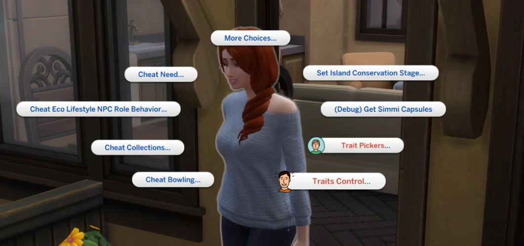 Ilustração do mod The 100 Base Game Traits para The Sims 4