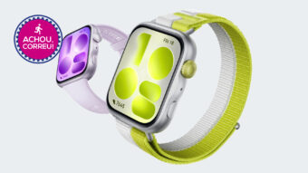 Watch Fit 5 tem tela AMOLED de 2.500 nits e função mini treino para até 10 partes do corpo; smartwatch da Huawei recebe desconto de 54% no Pix com cupom