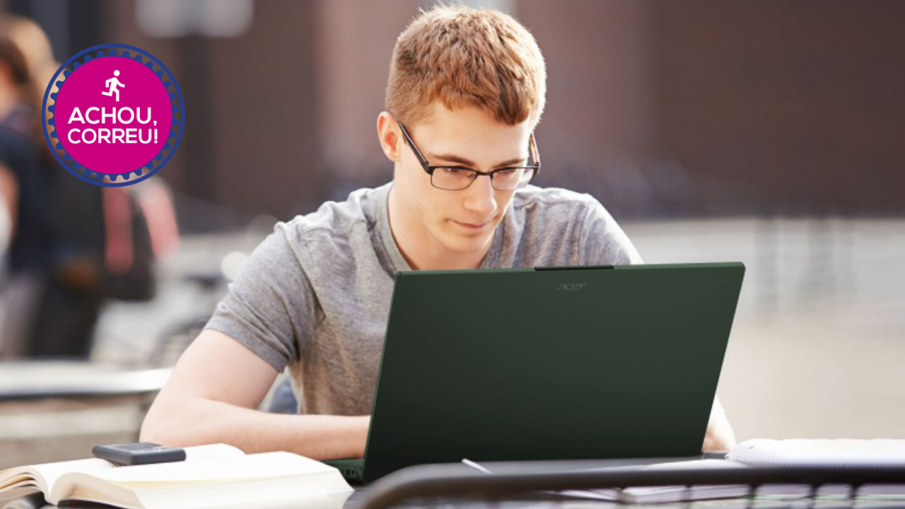 Notebook Acer Aspire Go 15 para estudos cai de preço antes das férias