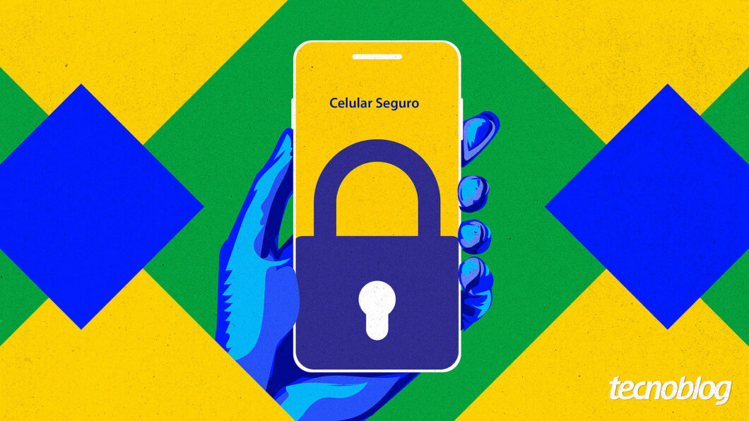 Ilustração do serviço Celular Seguro