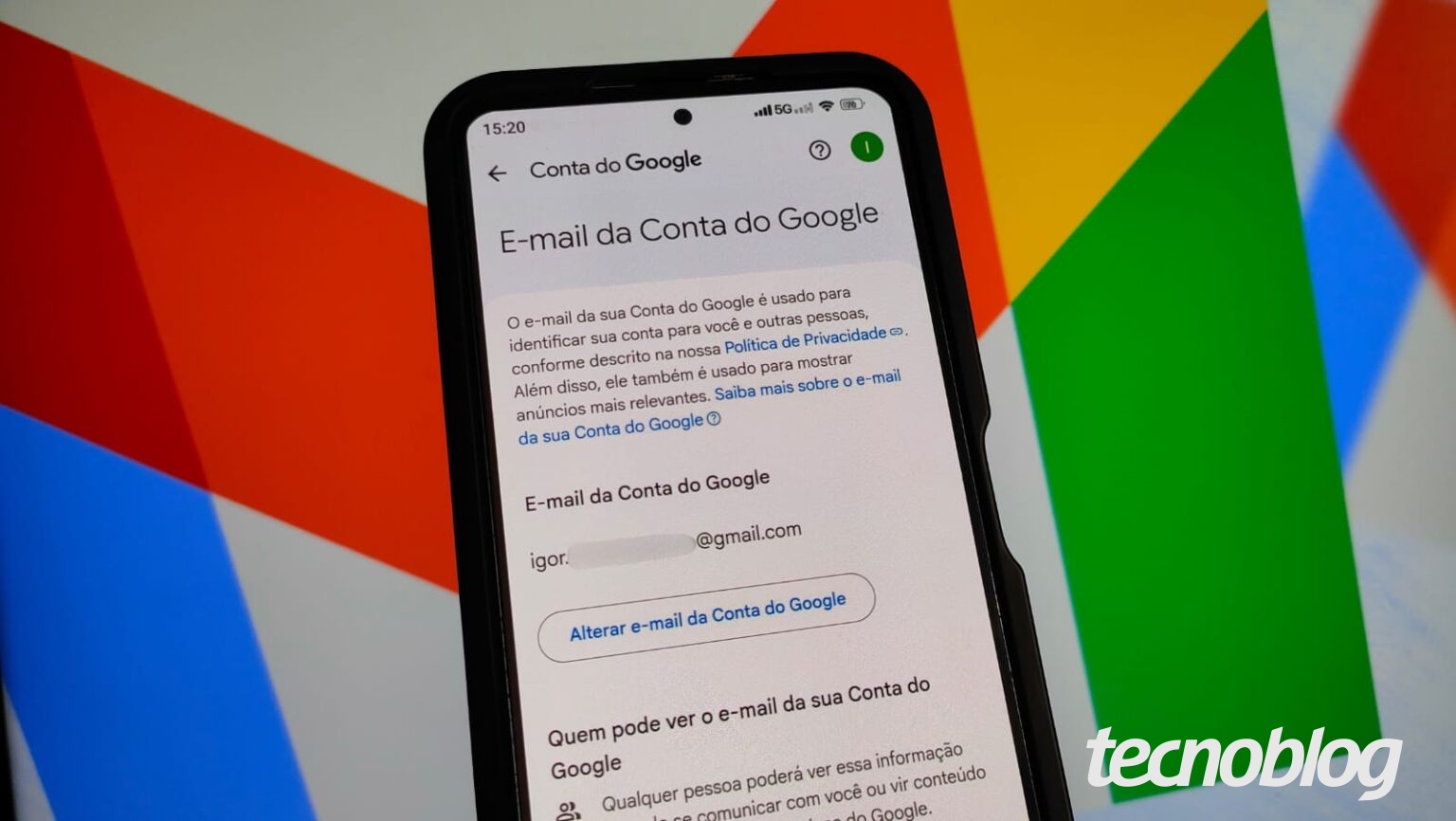 Como mudar o e-mail do Gmail pelo celular ou PC