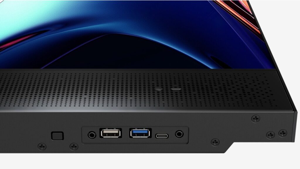 Conectividades da Hisense 136MX: portas de entrada e saídas para conexão de dispositivos