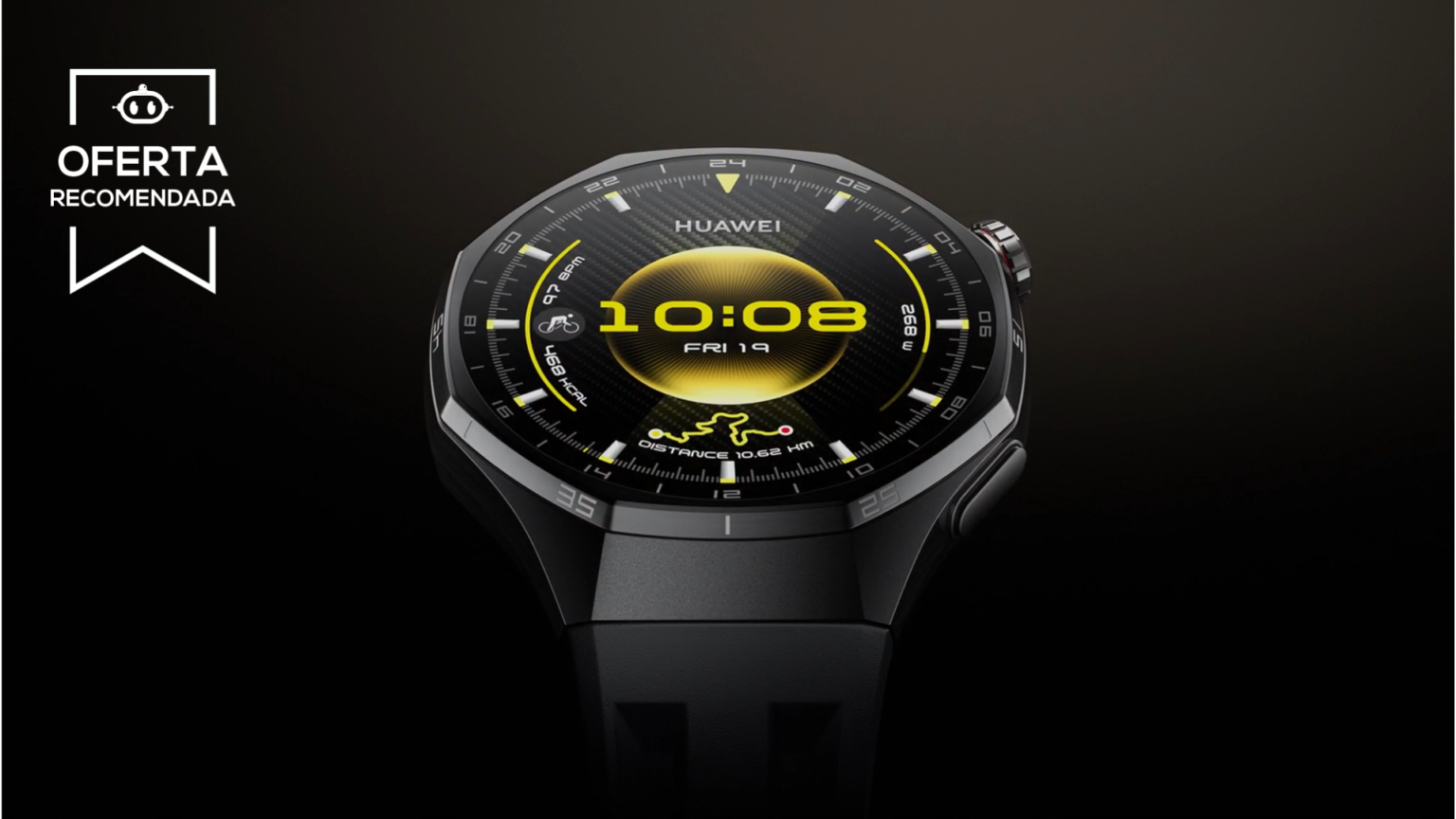Huawei Watch GT 6 Pro com caixa de titânio tem oferta em 12x sem juros na Amazon