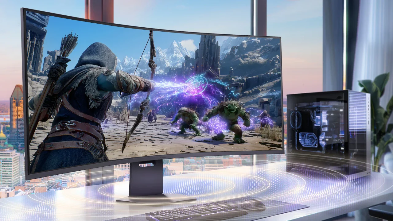 LG traz gigantesco monitor gamer curvo ao Brasil: 51,6″