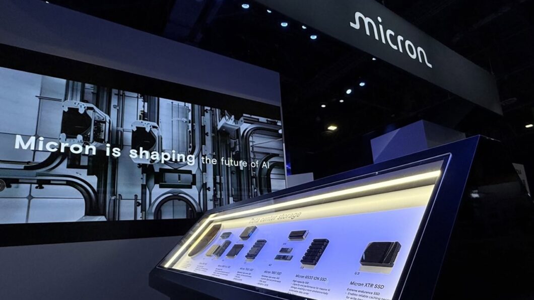 Estande da Micron