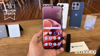 Motorola Edge 70 Pro (256 GB) com tela Extreme AMOLED de 144 Hz e câmeras de 50 MP atinge melhor preço desde o lançamento, com desconto de 40% no Pix com cupom