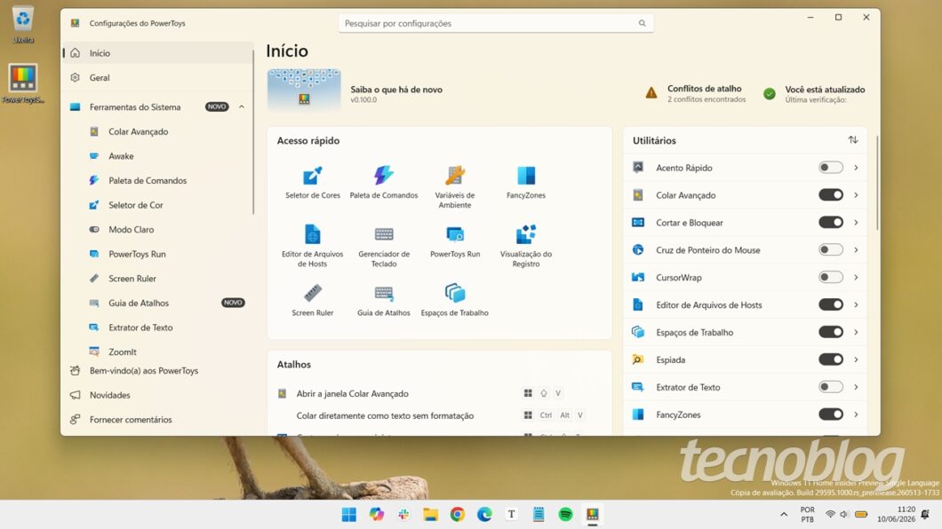 PowerToys 0.100