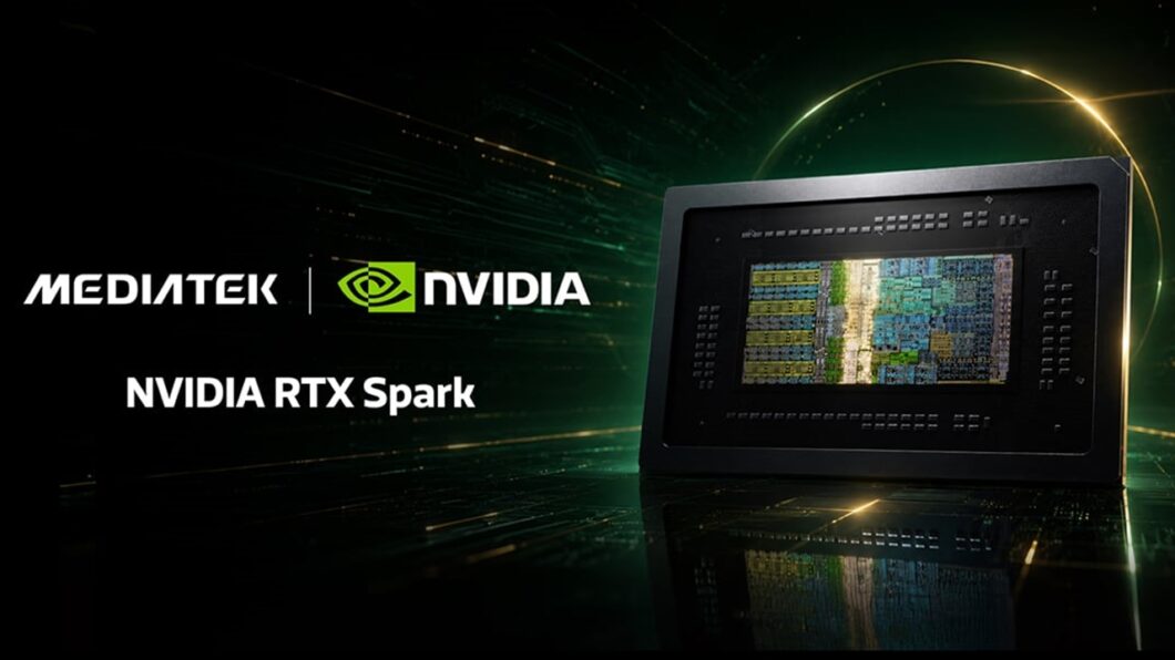 Nvidia RTX Spark ao lado dos logotipos da Nvidia e MediaTek