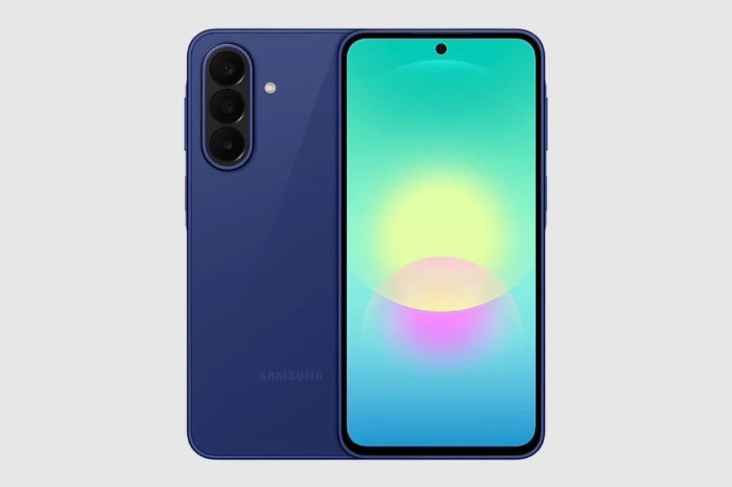Traseira e tela do Galaxy A27 5G