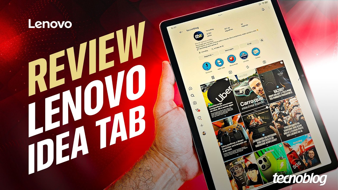 Lenovo Idea Tab com 8 GB de RAM surge em oferta com 34% OFF por até 12x sem juros
