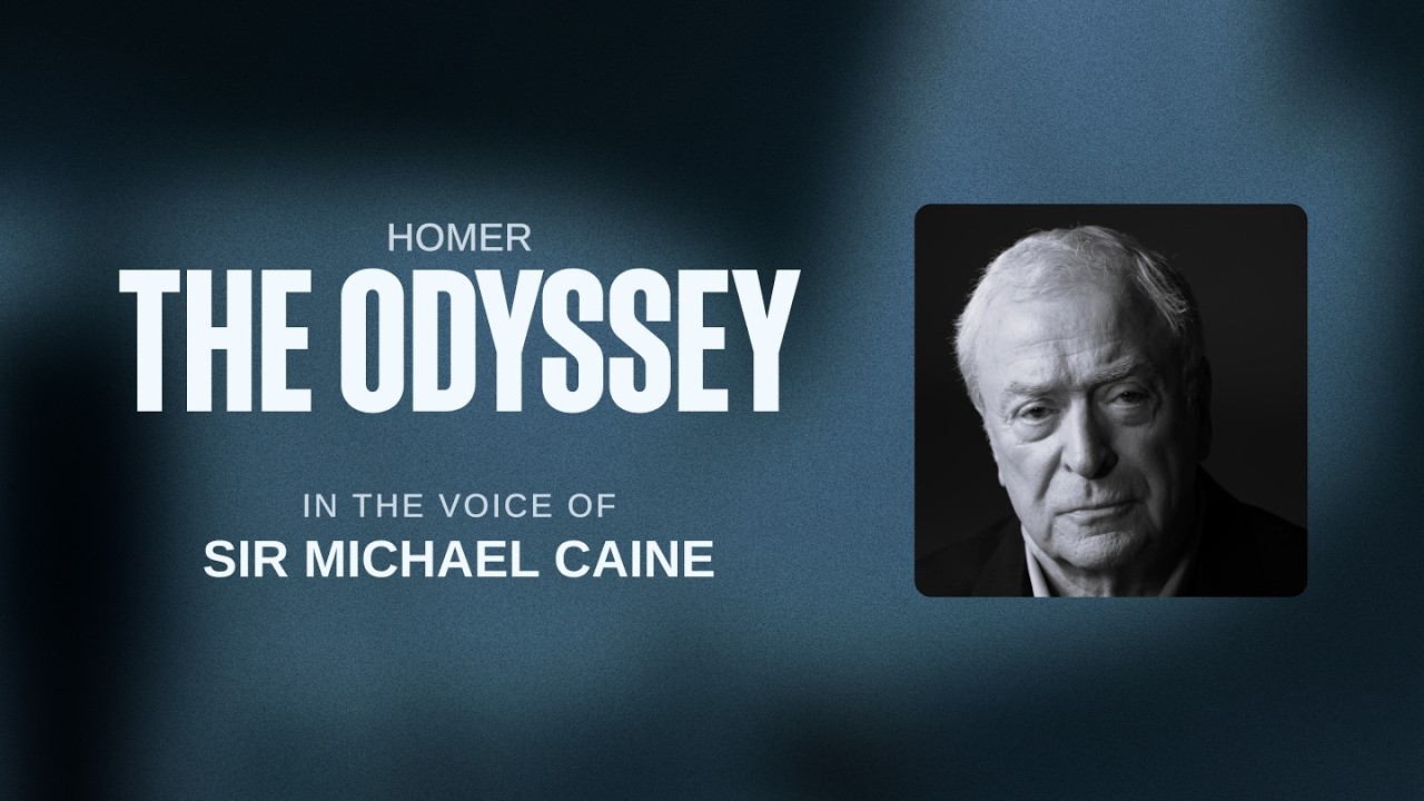 A Odisseia ganha audiolivro com voz clonada de Michael Caine