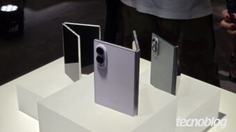 O Galaxy Z Fold 8 exibe imagens em proporção 4:3. Empresa apresenta ainda Galaxy Z Fold 8 Ultra e Galaxy Z Flip 8, além dos wearables Galaxy Watch 9 e Galaxy Watch Ultra 2.