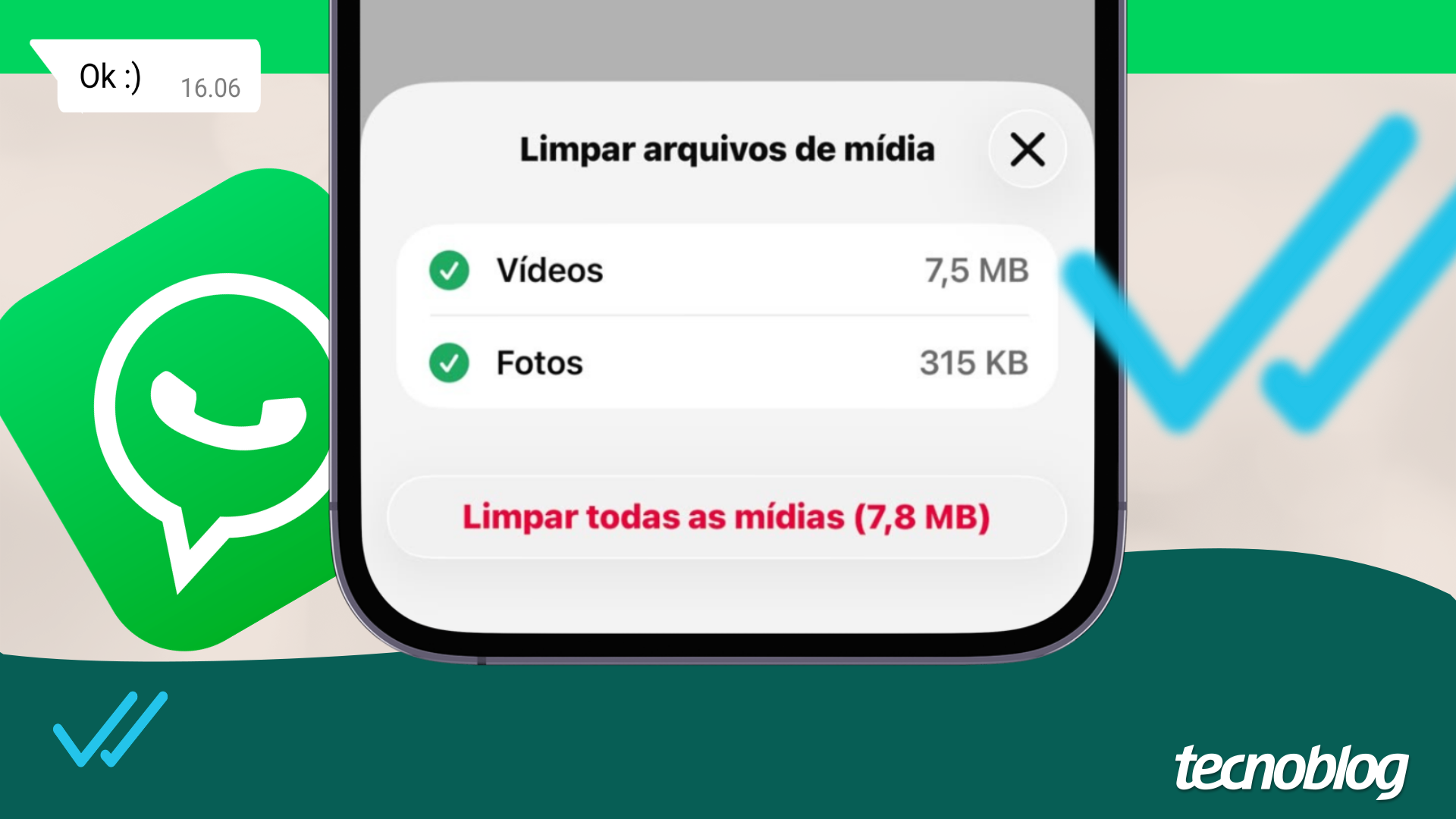 Como excluir de uma vez todas as mídias de uma conversa ou grupo no WhatsApp