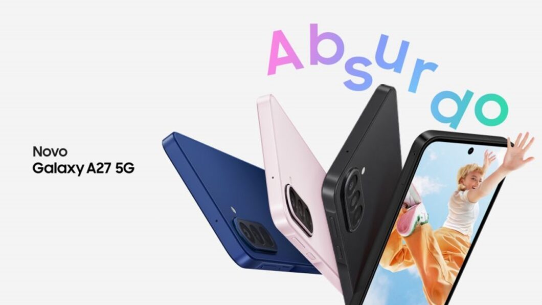 Galaxy A27 em várias cores