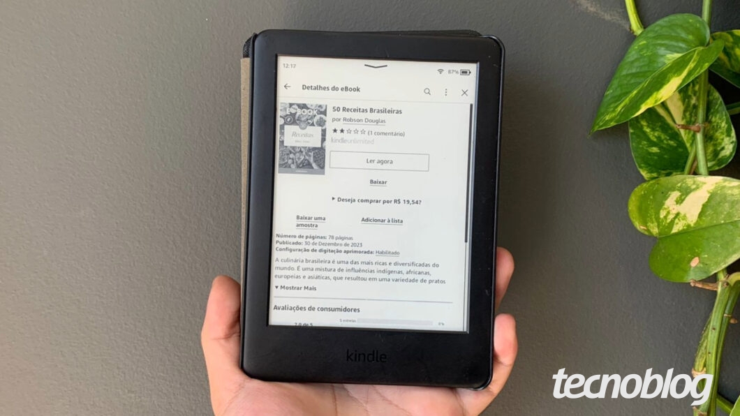 Ilustração do Kindle