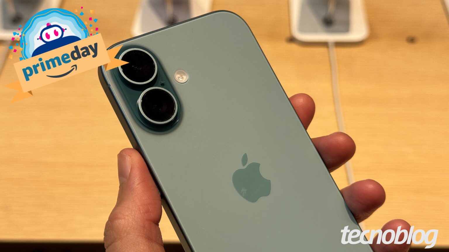 iPhone 16 (512 GB) tem a maior queda do ano de 49% no Prime Day 2026