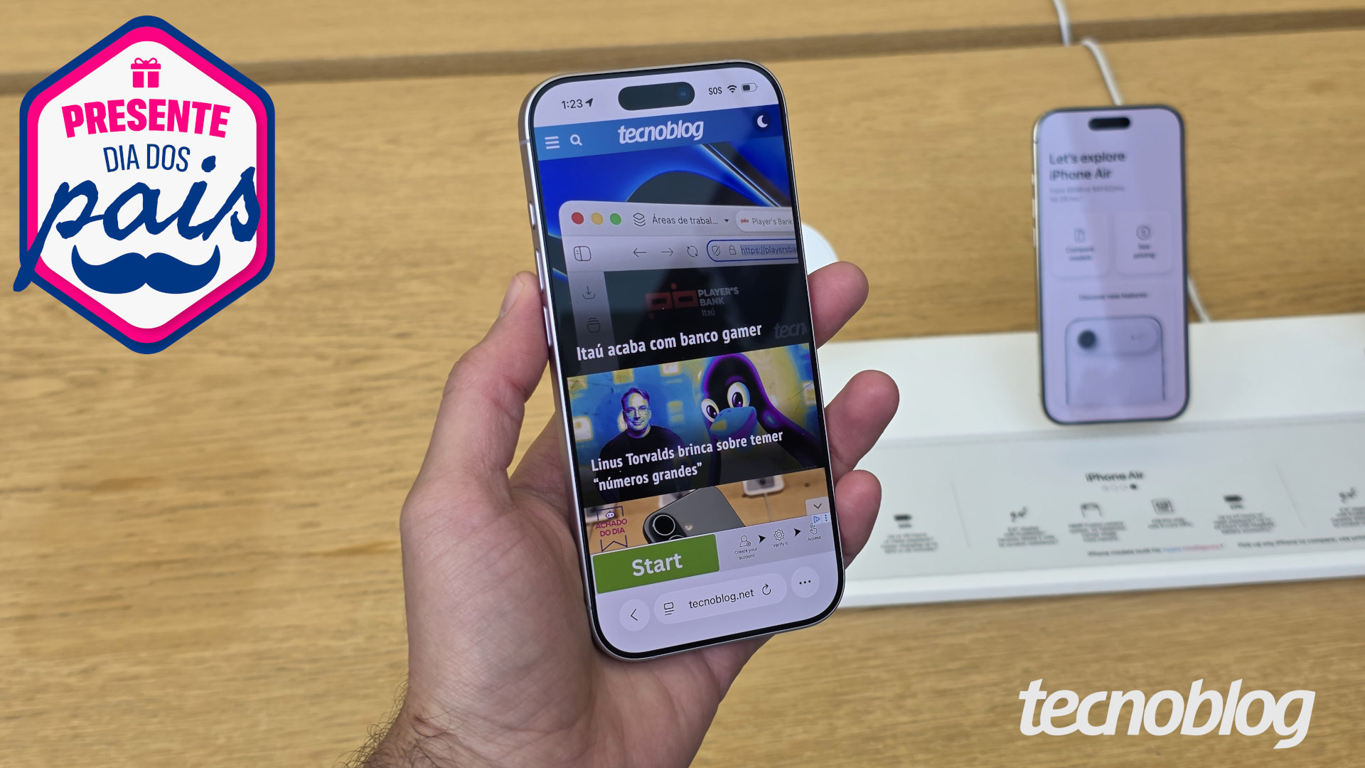 Dia dos Pais 2026: iPhone 17 baixa de preço nesta oferta no Mercado Livre