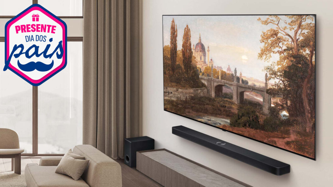 Dia dos Pais 2026: Smart TV LG OLED 55” cai de preço com cupom no Magalu