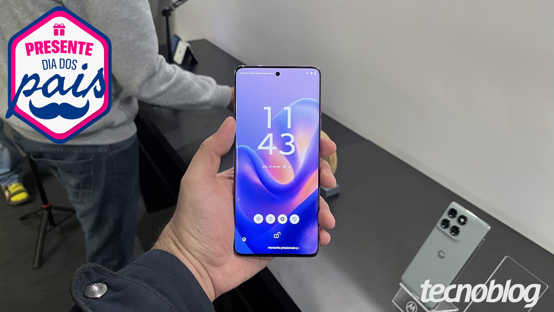 Edge 60 Pro (512 GB) tem menor preço em meses em promoção de Dia dos Pais